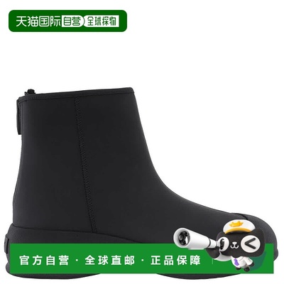 自营 Bally Carsi拉链脚踝靴-黑色 美国奥莱直发巴利短靴厚底鞋