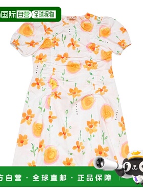 1h可退 香港直邮MARNI 女童连衣裙 M01008M00RS0M100 SS2024 白色