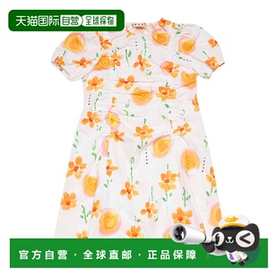 1h可退 香港直邮MARNI 女童连衣裙 M01008M00RS0M100 SS2024 白色