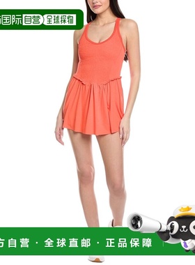 自营Free People Smockin Hot Dress - red 美国奥莱直发