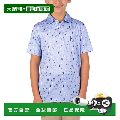 自营Tailorbyrd Golf Gear Performance Polo Shirt - blue 美国