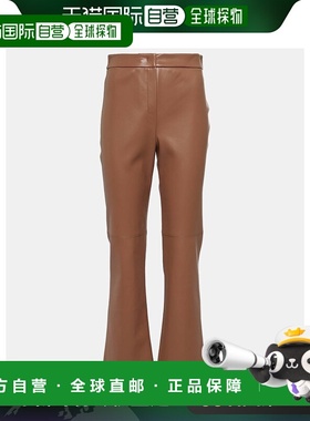 1h可退 香港直邮潮奢 'S Max Mara 女士 Sublime 仿皮喇叭长裤 00