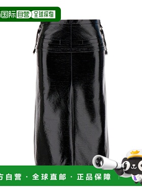 1h可退 香港直邮潮奢 Courreges 女士 开衩半身裙 423CJU127VY001