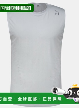 韩国直邮UNDER ARMOUR 6007090-023 浅灰色 UA Vent 无袖纳什 T