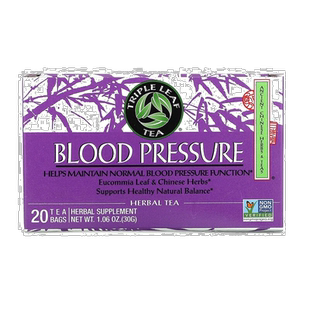 香港直发Triple Leaf Tea木槿杜仲叶草本茶清香清爽健康20包30g