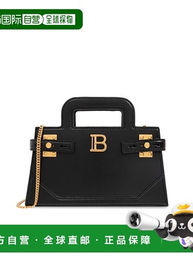 香港直邮BALMAIN 女士斜挎包 EN1KJ931LSLX0PA CO 手提包黑色
