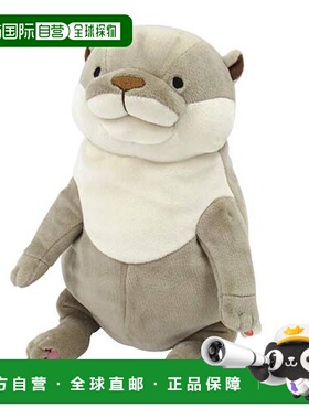 【日本直邮】SHINADA可爱软萌水濑毛绒公仔 灰色M