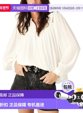 自营ba&sh Pintor Blouse - ecru 美国奥莱直发性感泡泡袖