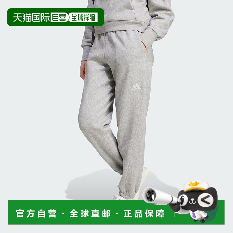 自营Women's adidas ALL SZN Fleece Loose Pants - medium grey