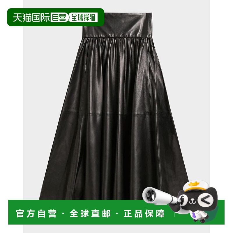 【美国直邮】By Malene Birger Mivilo A Line 小羊皮真皮中长半