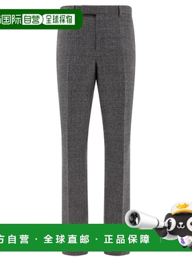 1h可退 香港直邮CELINE 男士休闲裤 2P96A467V38CE AW2024 黑色