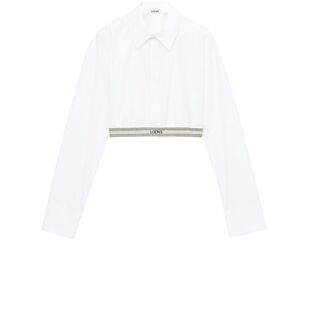 1h可退 香港直邮LOEWE 罗意威 女士 长袖短款衬衫 S359Y05XAX