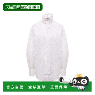 香港直邮VALENTINO 女士衬衫 JDXB3AB3706GN001WHITE AW2024
