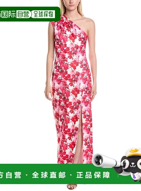 自营 Rene Ruiz单肩礼服-粉红色 连衣裙长裙美国奥莱直发