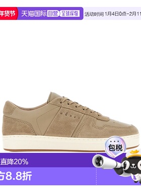 香港直邮Hogan 圆头低帮休闲鞋 HXM6680FL3TN1M