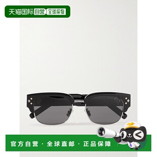 香港直邮DIOR 迪奥 男士 CD C1U 钻石D形框醋纤镀银太阳眼镜 DM40