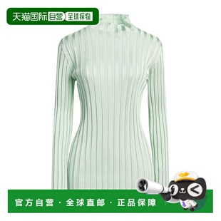 女士针织长袖 1h可退 SANDER高领毛衣 JIL 无口袋纯色 美国直邮