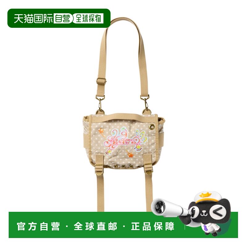 日本直邮HYSTERIC GLAMOUR 女士 联名蘑菇朋克印花斜挎包 01263QB图片