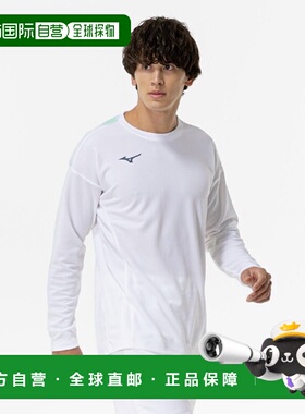 日本直邮美津浓 MIZUNO 练习衫 球拍运动短袖 男款 62JAC04501