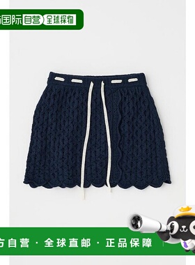 日本直邮MOUSSY OPENWORK 针织裙 [MO1164EW035198]半身裙裙子