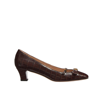VALENTINO 女士高跟鞋 WS0LD2HUR7K3 SS2025 棕色 徽标高跟鞋