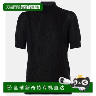 针织羊毛真丝蕾丝上衣上衣 1h可退 香港直邮JOSEPH 约瑟夫 女士