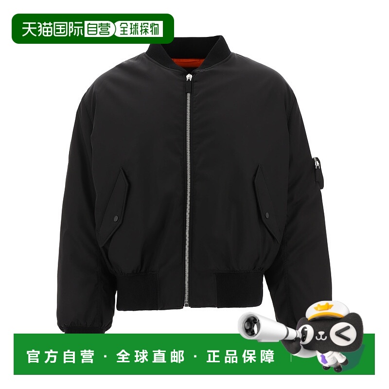 1h可退 香港直邮PRADA 男士夹克 SGB9031WQ8F0002 CO 黑色
