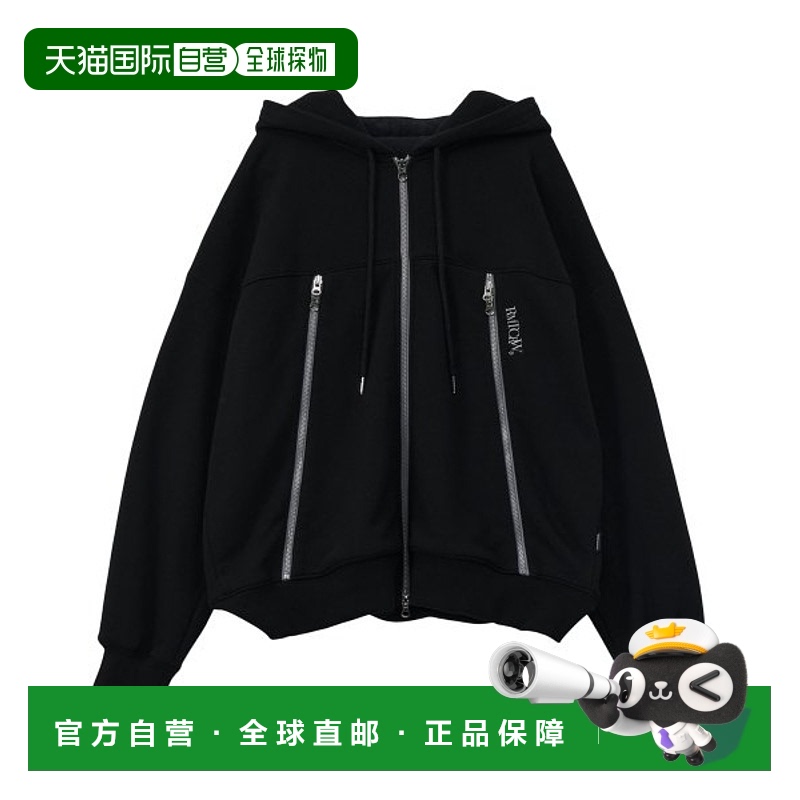 韩国直邮ROMANTIC CROWN 男士连帽衫TRIPLE ZIP HOODIE_BLACK 24R
