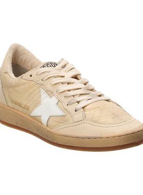 【美国奥莱】直发 Golden Goose Ballstar 尼龙运动鞋 - 白色