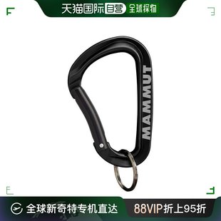 日潮跑腿MAMMUT猛犸象 迷你登山扣主力钥匙锁 one Mammut black