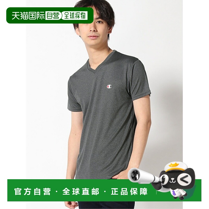 日本直邮CHAMPION 双干 V 领T恤 CM1HT202