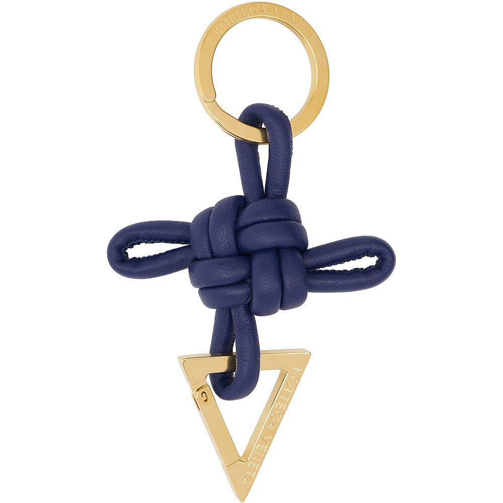 bottega veneta 葆蝶家 女士 蓝色 triangle 钥匙扣 619100v0050