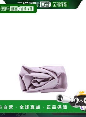 香港直邮BURBERRY 女士手拿包 8078860 AW2024 紫色 Leather clut