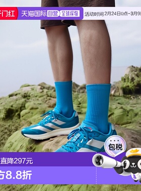 日本直邮adidas 阿迪泽罗波士顿13跑步训练鞋 [OPU26-JR] 蓝色