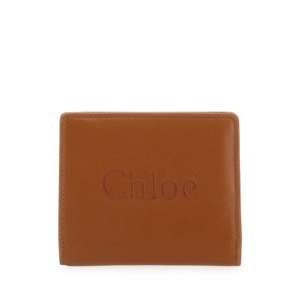 CHLOÉ 女士钱包 CHC23SP867I10247 SS2025 驼色
