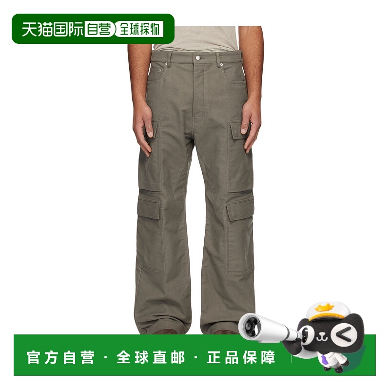 1h可退 香港直邮RICK OWENS 男士休闲裤 RU02E1340TB34 AW2025 绿