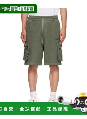 1h可退 香港直邮AMIRI 男士短裤 AMJYSH1045OLIVE AW2025 绿色 St