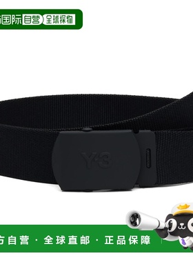 香港直邮潮奢 Y-3 男士 黑色 Classic Logo 腰带 KA2308