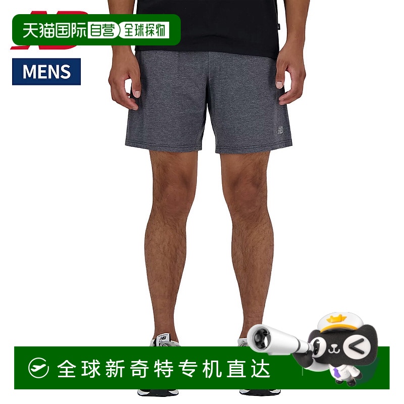日本直邮NEW BALANCE Sport Essentials Heathertech 短裤 7 英寸