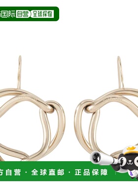 自营Calvin Klein Unified Champagne Gold PVD 镀不锈钢耳环 -