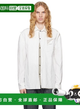 1h可退 香港直邮潮奢 CARNET-ARCHIVE 男士 白色 Skin-Off 衬衫 C