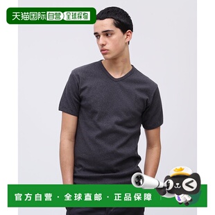 日本直邮AVIREX DAILY RIB S/S V-NECK T-SHIRT 短袖T恤 [AV1129E
