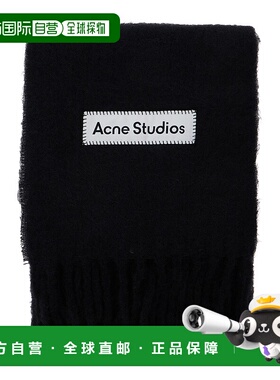 1h可退 香港直邮潮奢 Acne Studios 艾克妮 男士 標誌貼片流蘇圍