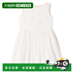 1h可退 香港直邮潮奢 golden goose 女童 Alina 花朵棉府绸连衣裙
