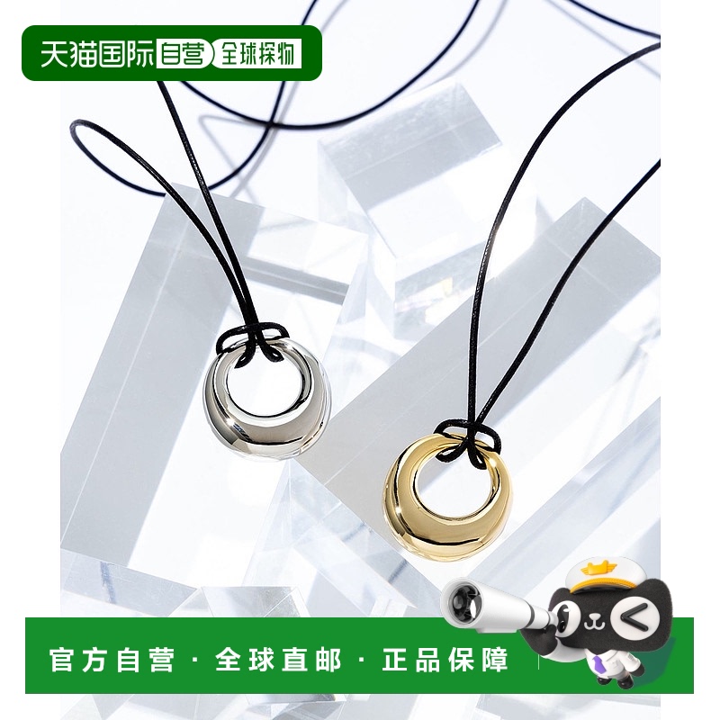 1h可退 日本直邮23区女士金属环形吊坠项链 AS3DCS0201