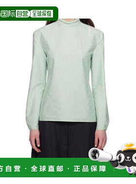 香港直邮MARNI 女士T恤 TTMA0396S0UTC479JQV19 SS2025 绿色女装