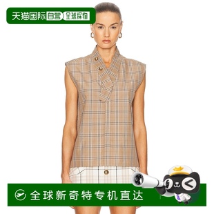 香港直邮Burberry 女士 1h可退 巴宝莉 8106182 无袖 上衣