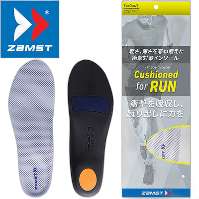 日本直邮ZAMST 鞋垫Footcraft Cushioned for RUN Footcraft Cush
