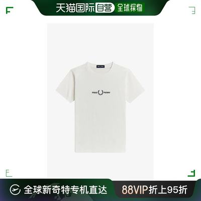 香港直邮潮奢 Fred Perry 弗莱德.派瑞 男童 刺绣徽标T恤童装