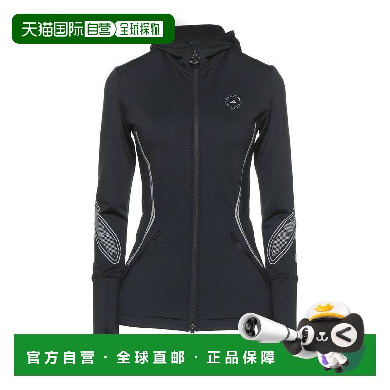 香港直邮adidas 阿迪达斯 女士 卫衣 black黑色 舒适时尚帽衫